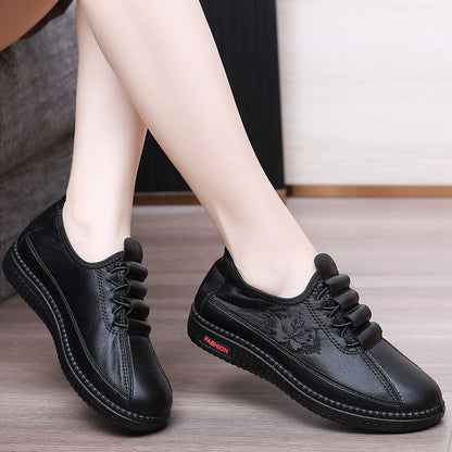 (🔥50% de descuento hoy - ¡no te lo pierdas!) - Zapatos ortopédicos de cuero para mujer suaves y cómodos - Diseño ergonómico y artesanal (soporte de arco - alivio del dolor de pies)