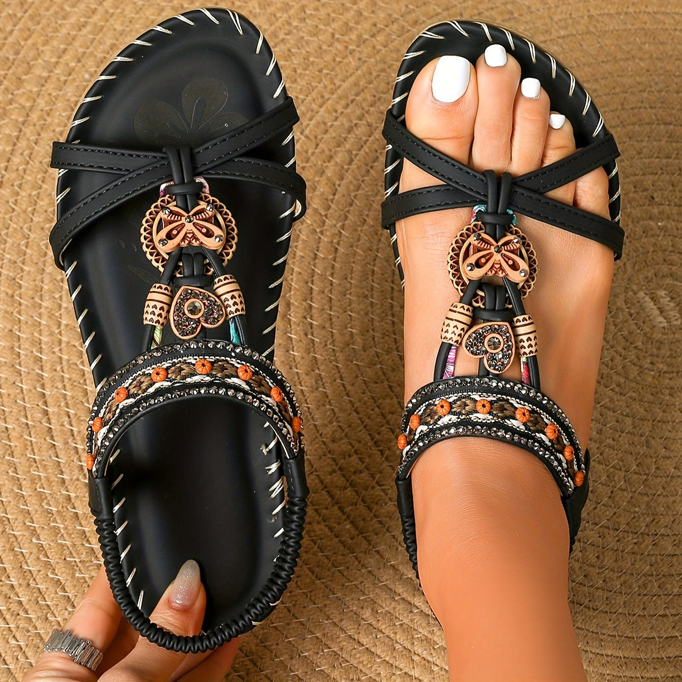 🔥Por tiempo limitado 50% de descuento - Sandalias ortopédicas de verano - Diseño ergonómico✅ La combinación perfecta de moda y funcionalidad