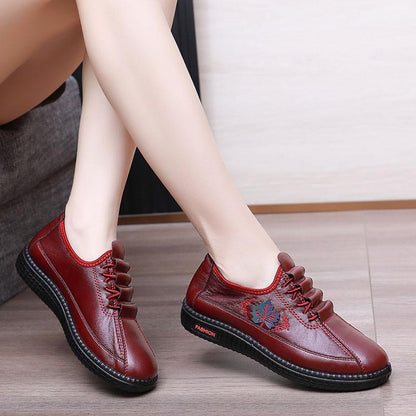 (🔥50% de descuento hoy - ¡no te lo pierdas!) - Zapatos ortopédicos de cuero para mujer suaves y cómodos - Diseño ergonómico y artesanal (soporte de arco - alivio del dolor de pies)