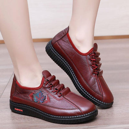 (🔥50% de descuento hoy - ¡no te lo pierdas!) - Zapatos ortopédicos de cuero para mujer suaves y cómodos - Diseño ergonómico y artesanal (soporte de arco - alivio del dolor de pies)