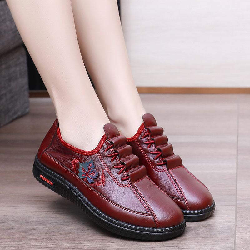 (🔥50% de descuento hoy - ¡no te lo pierdas!) - Zapatos ortopédicos de cuero para mujer suaves y cómodos - Diseño ergonómico y artesanal (soporte de arco - alivio del dolor de pies)