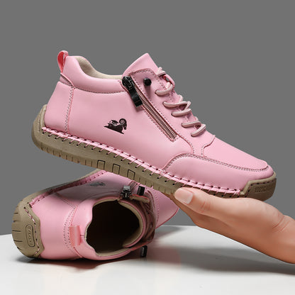 ⏰Último día 50% de descuento🔥Zapatos ortopédicos unisex de cuero de becerro👞Duraderos, antideslizantes | Impermeables | Soporte para el arco del pie | Alivio del dolor