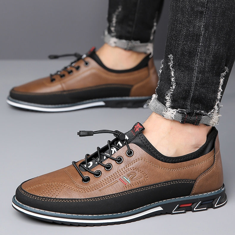 (🔥50% de descuento hoy - ¡no te lo pierdas!) - Zapatos ortopédicos suaves y cómodos de cuero genuino hechos a mano para hombres