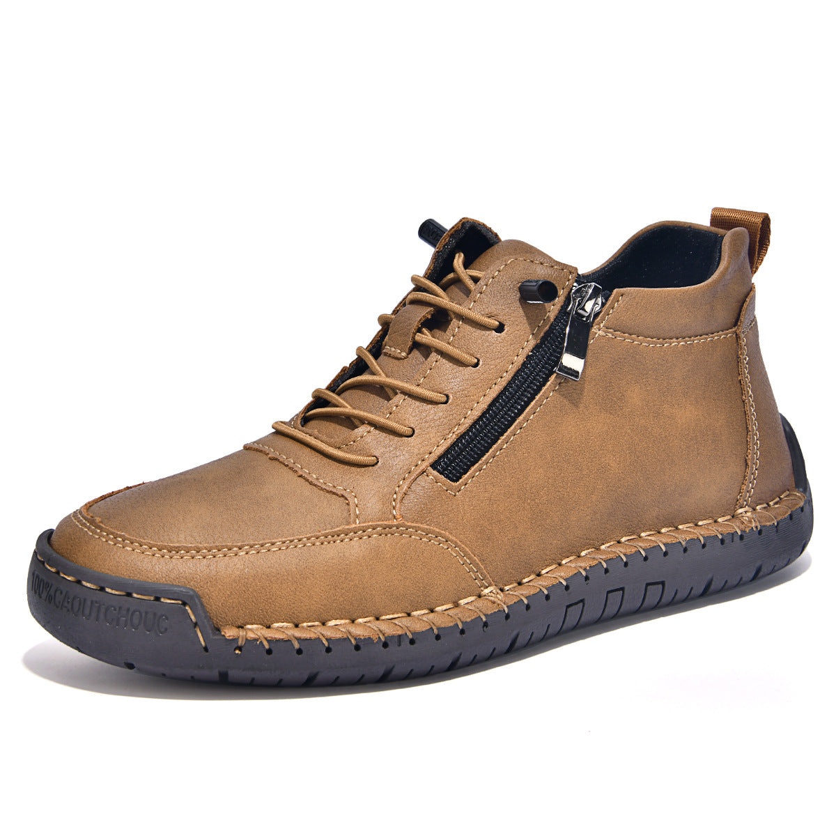 ⏰ÚLTIMO DÍA - 70% DE DESCUENTO🛒 Botas casuales de cuero para hombre: calzado cómodo para exteriores, ideal para el uso diario y para conducir