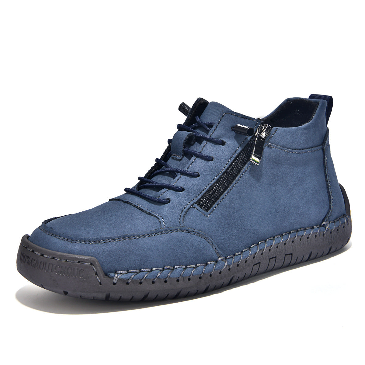 ⏰ÚLTIMO DÍA - 70% DE DESCUENTO🛒 Botas casuales de cuero para hombre: calzado cómodo para exteriores, ideal para el uso diario y para conducir