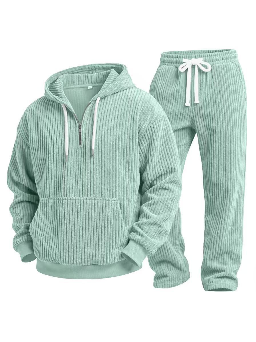 Conjunto casual de 2 piezas para hombre confeccionado en micropana supersuave