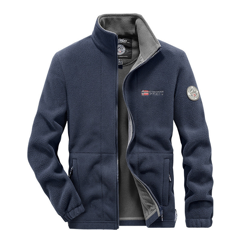 Chaqueta escandinava premium con material de forro polar
