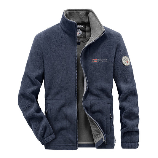 Chaqueta escandinava premium con material de forro polar