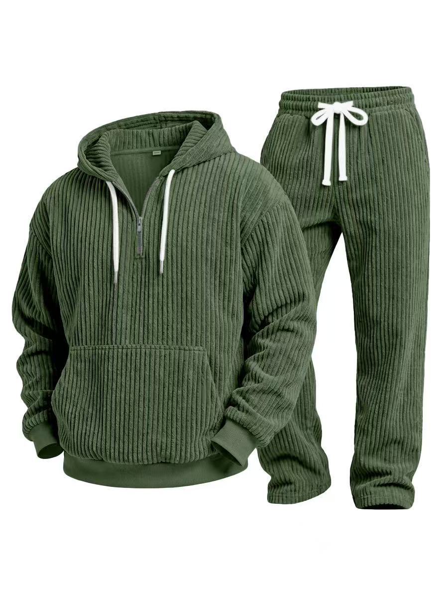 Conjunto casual de 2 piezas para hombre confeccionado en micropana supersuave