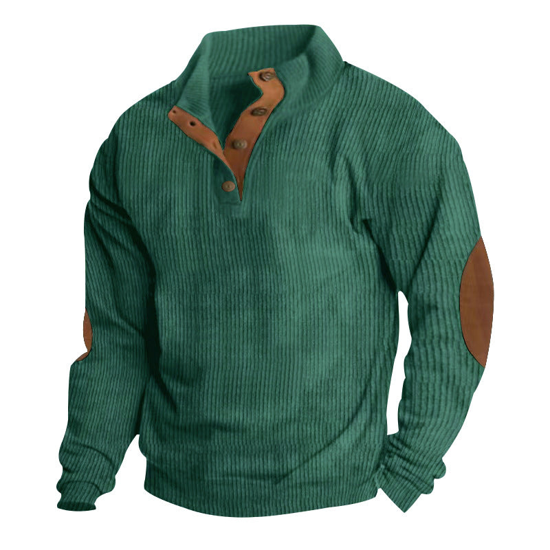🔥 Ofertas especiales de año nuevo 2026-Sudadera de manga larga con cuello alto estilo retro para hombre