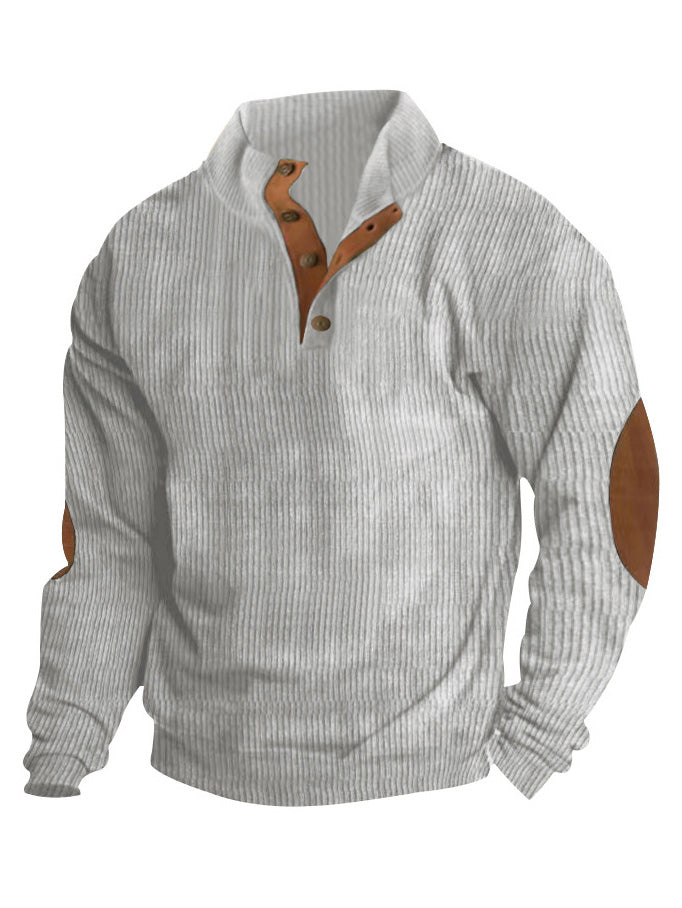 🔥 Ofertas especiales de año nuevo 2026-Sudadera de manga larga con cuello alto estilo retro para hombre