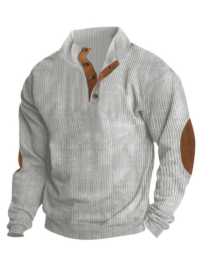 🔥 Ofertas especiales de año nuevo 2026-Sudadera de manga larga con cuello alto estilo retro para hombre