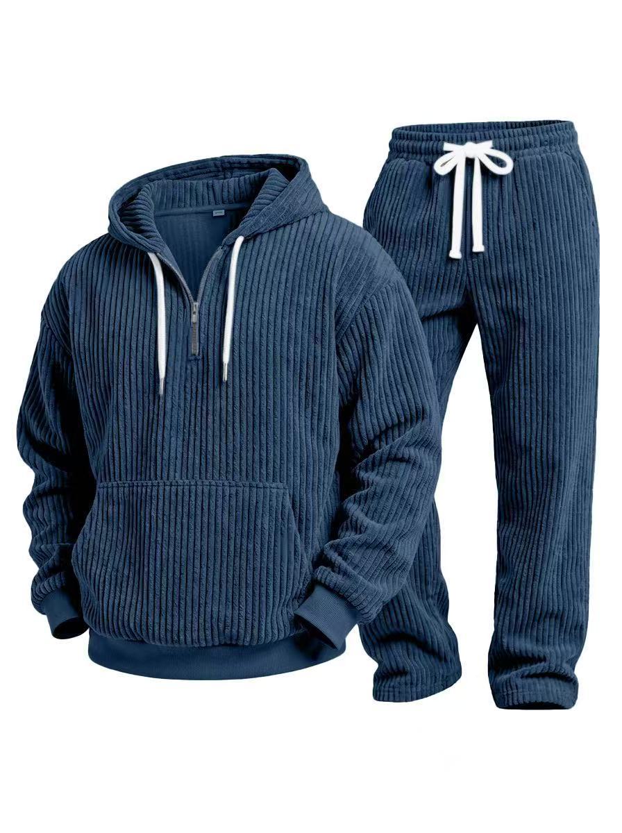 Conjunto casual de 2 piezas para hombre confeccionado en micropana supersuave