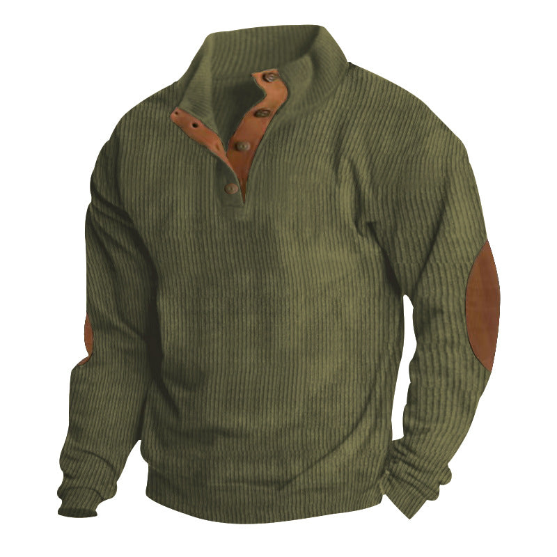 🔥 Ofertas especiales de año nuevo 2026-Sudadera de manga larga con cuello alto estilo retro para hombre