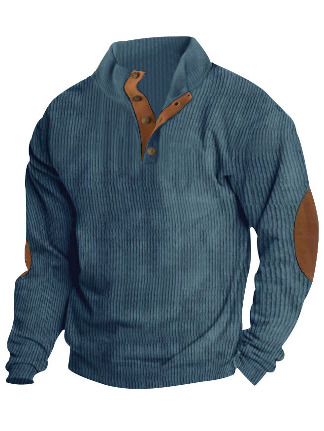 🔥 Ofertas especiales de año nuevo 2026-Sudadera de manga larga con cuello alto estilo retro para hombre