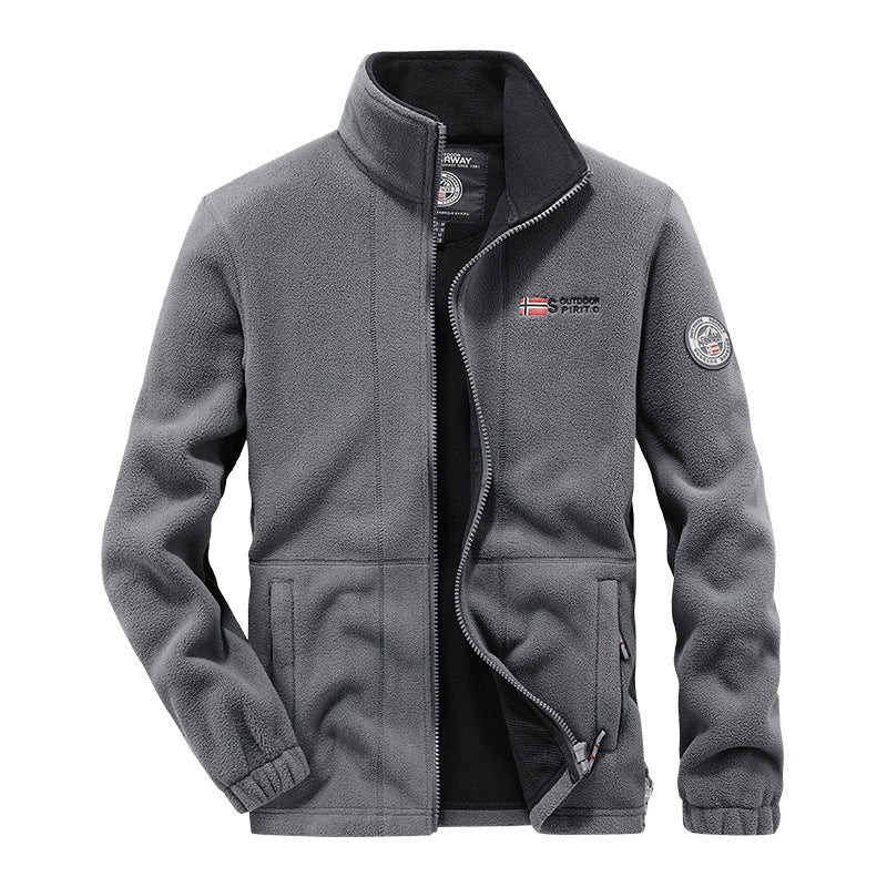 Chaqueta escandinava premium con material de forro polar