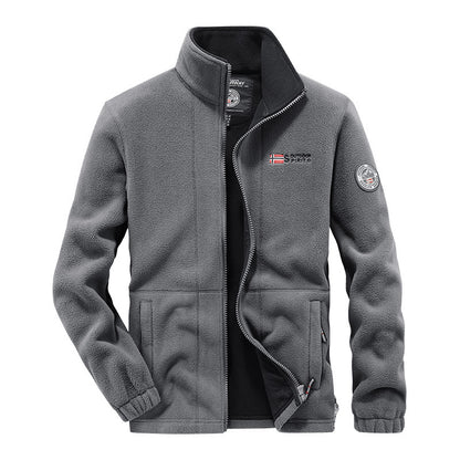 Chaqueta escandinava premium con material de forro polar