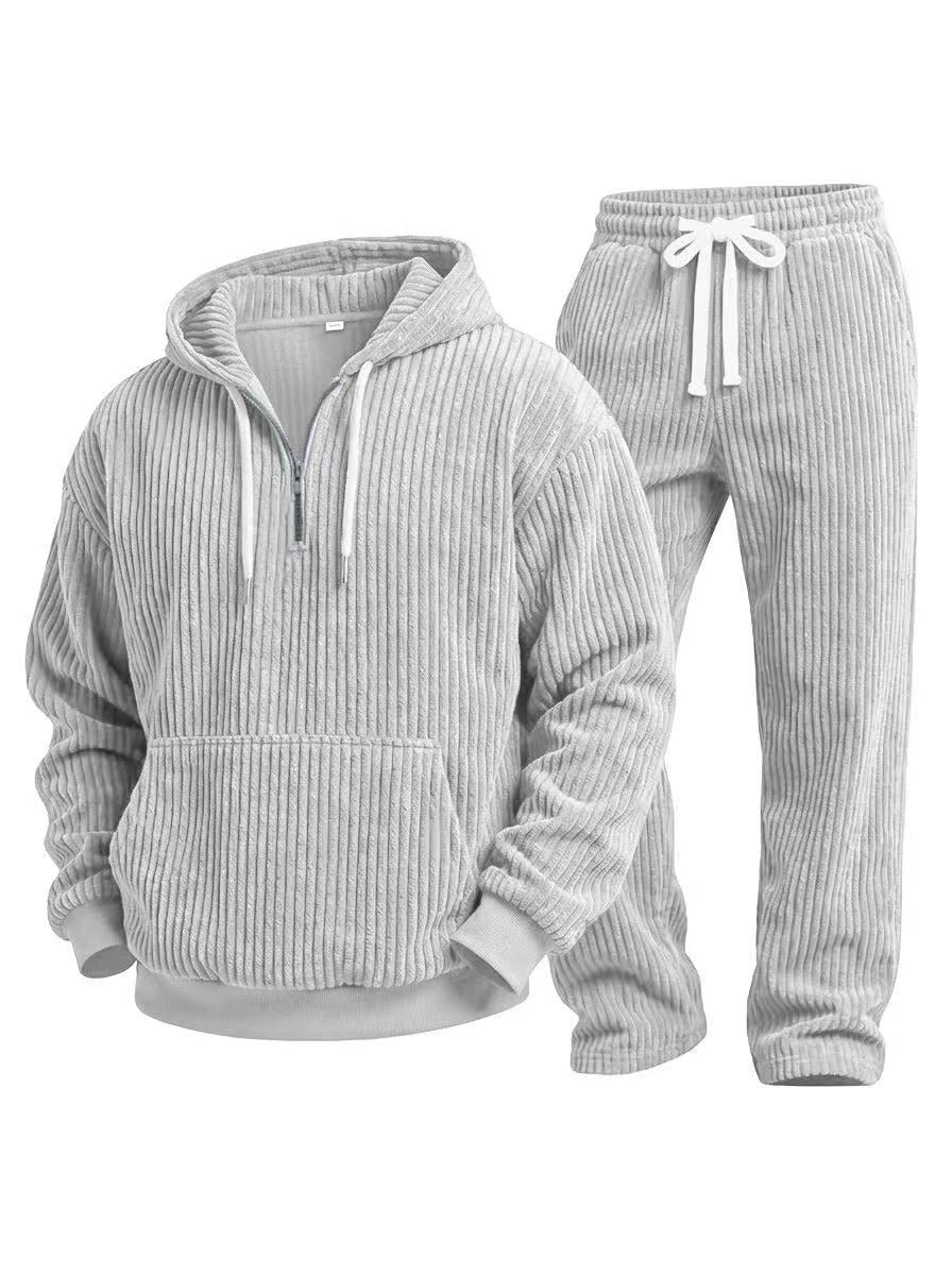 Conjunto casual de 2 piezas para hombre confeccionado en micropana supersuave
