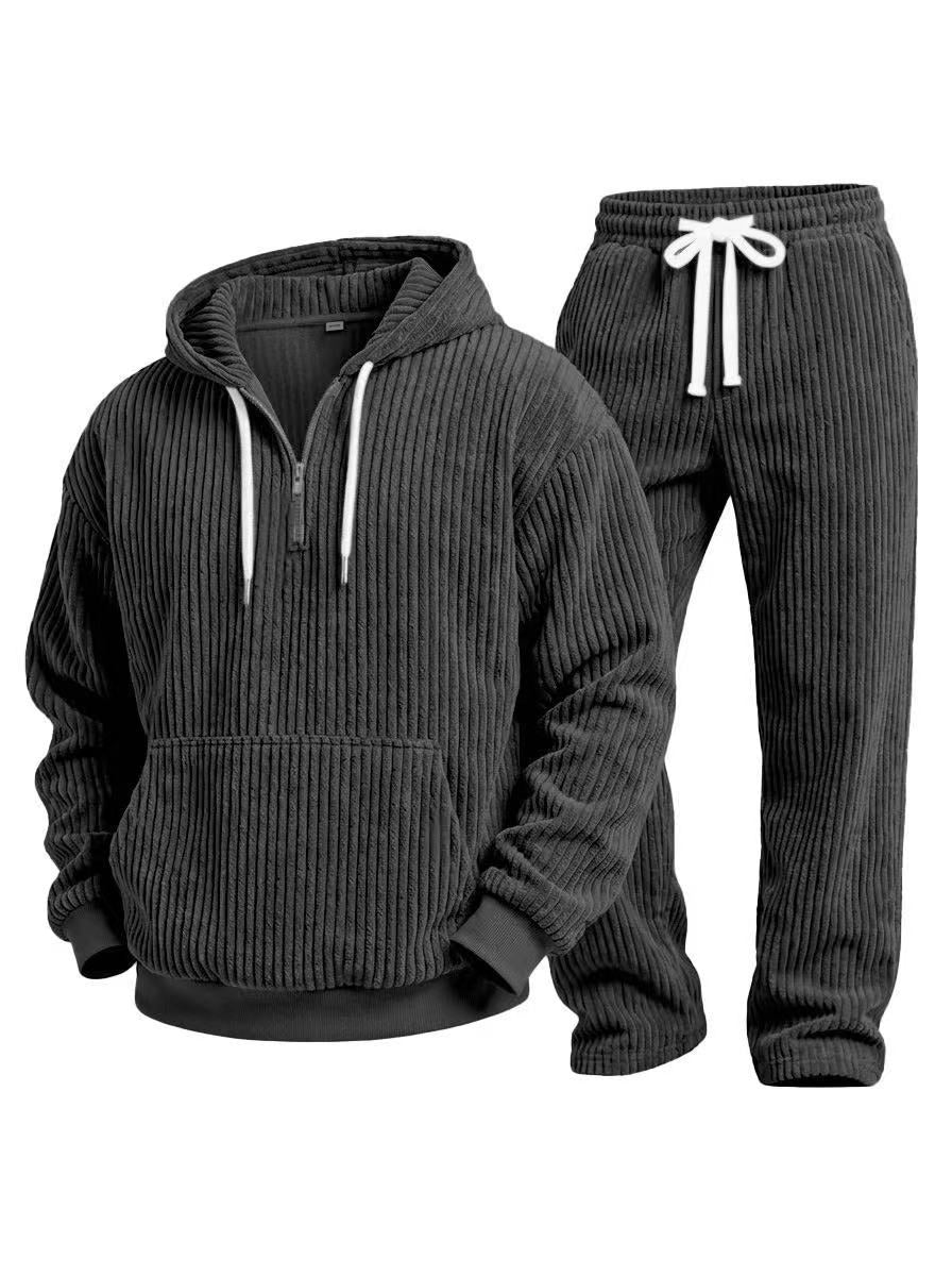 Conjunto casual de 2 piezas para hombre confeccionado en micropana supersuave