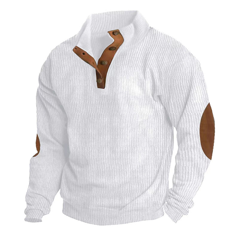 🔥 Ofertas especiales de año nuevo 2026-Sudadera de manga larga con cuello alto estilo retro para hombre