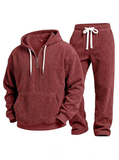Conjunto casual de 2 piezas para hombre confeccionado en micropana supersuave