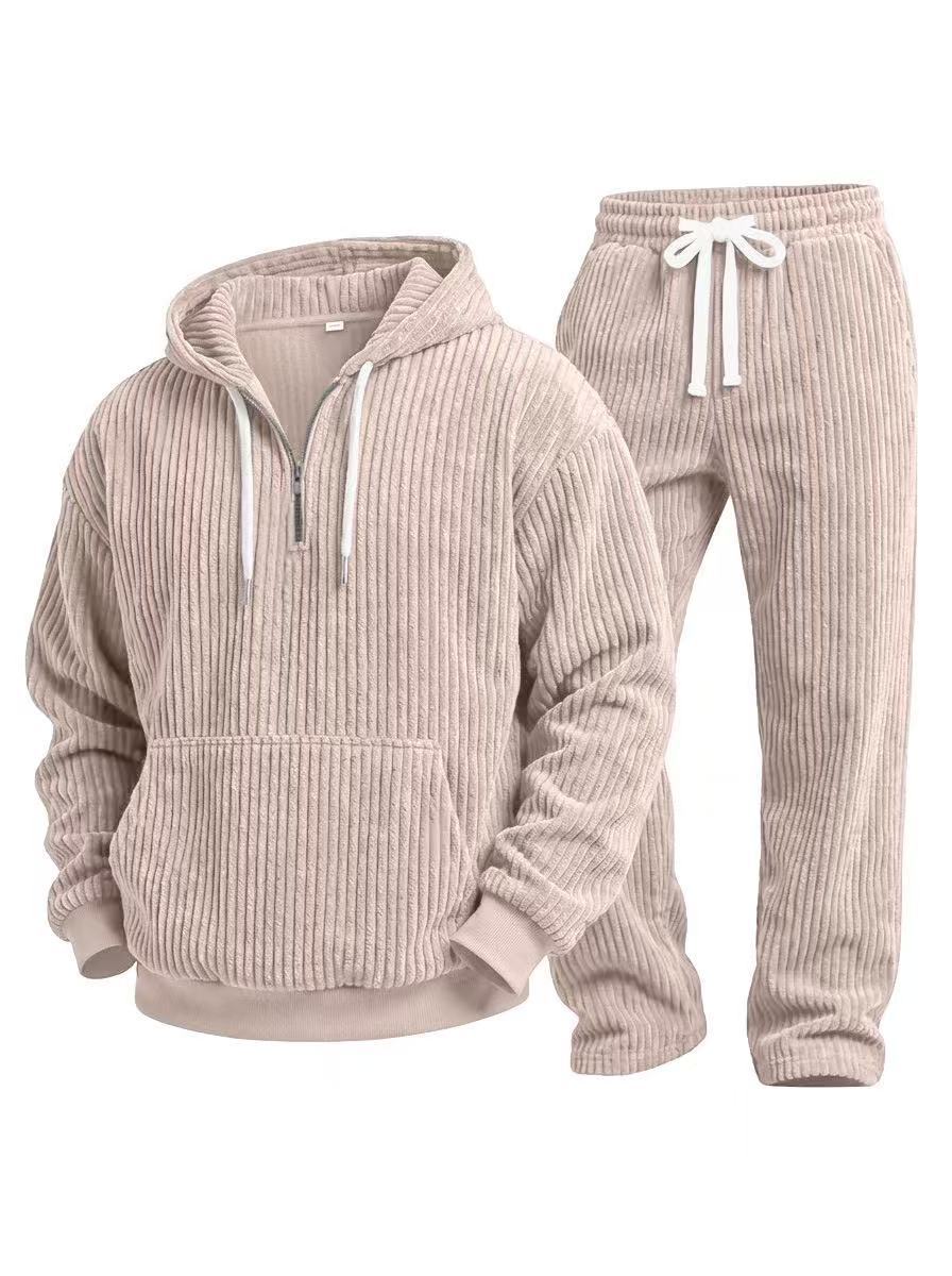 Conjunto casual de 2 piezas para hombre confeccionado en micropana supersuave