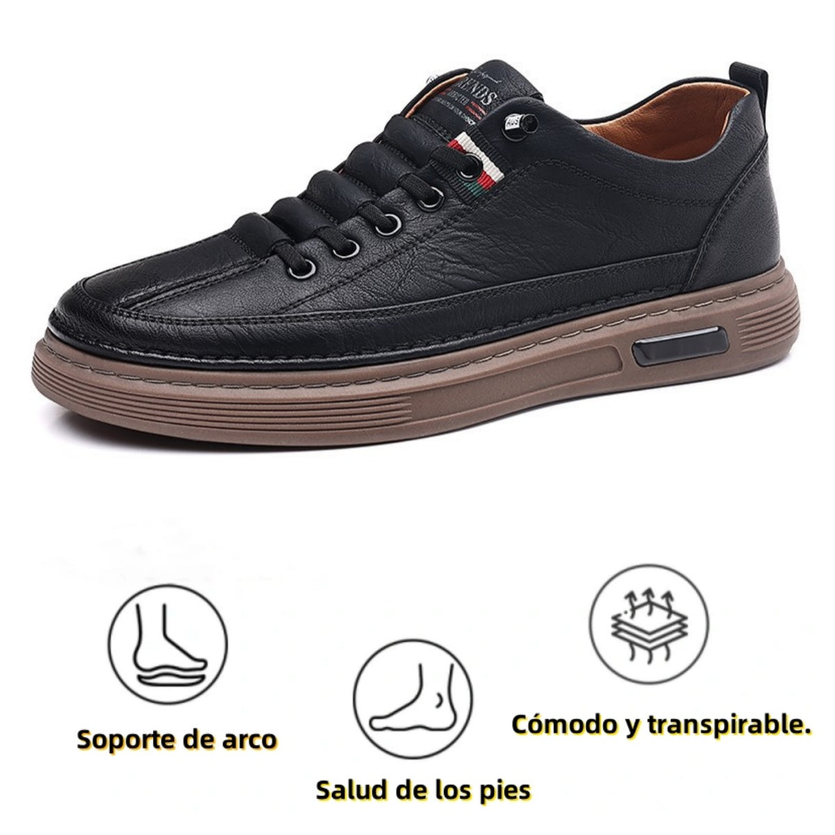 (🎉60% de descuento hoy - ¡no te lo pierdas!)🔥- Zapatos de cuero italiano suaves y cómodos hechos a mano (soporte de arco - facilita caminar)✅