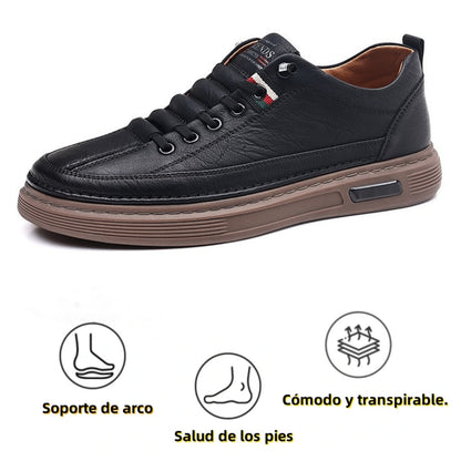 (🎉60% de descuento hoy - ¡no te lo pierdas!)🔥- Zapatos de cuero italiano suaves y cómodos hechos a mano (soporte de arco - facilita caminar)✅