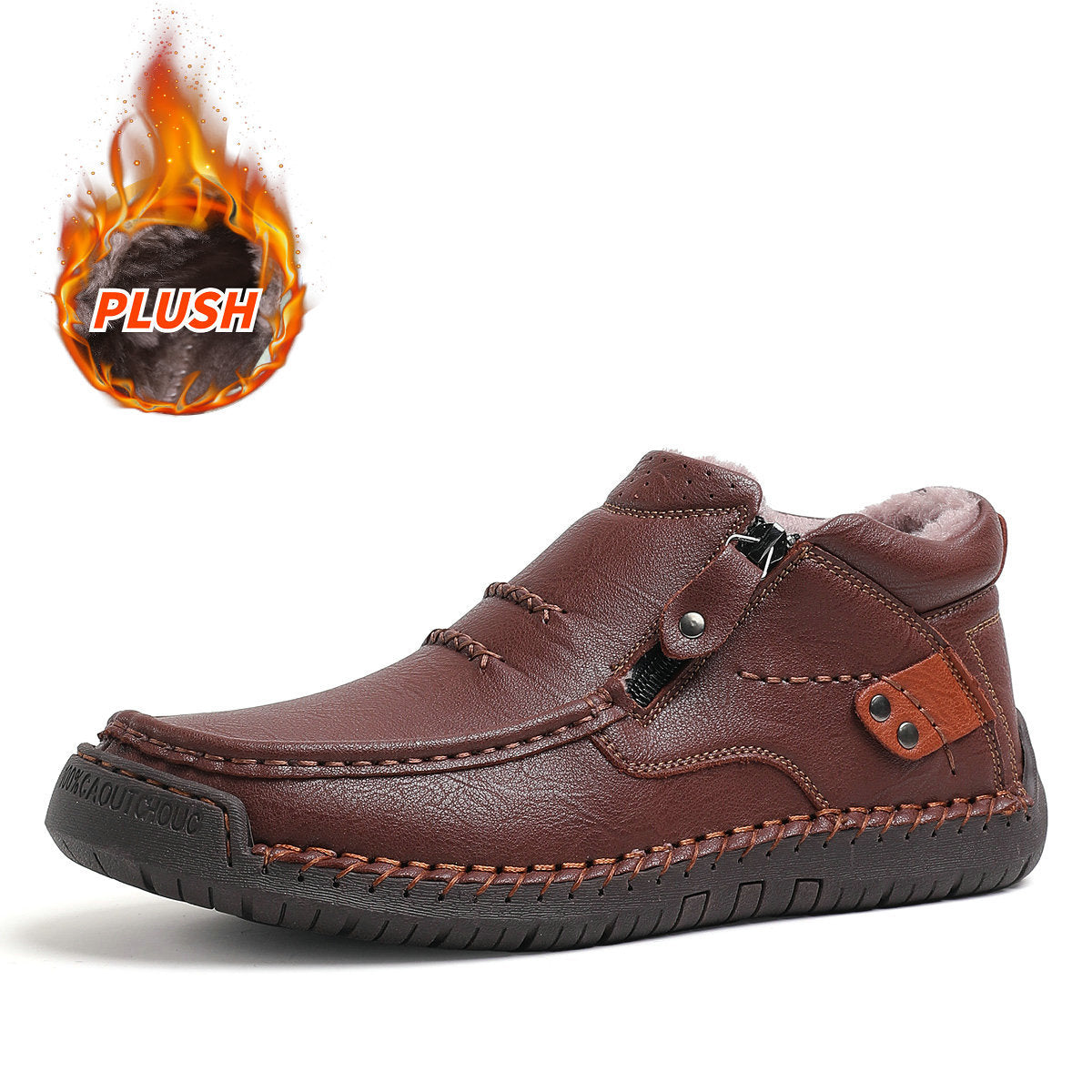⏰70% de descuento por tiempo limitado🛒Botas de conducir sin cordones de cuero premium hechas a mano para hombre