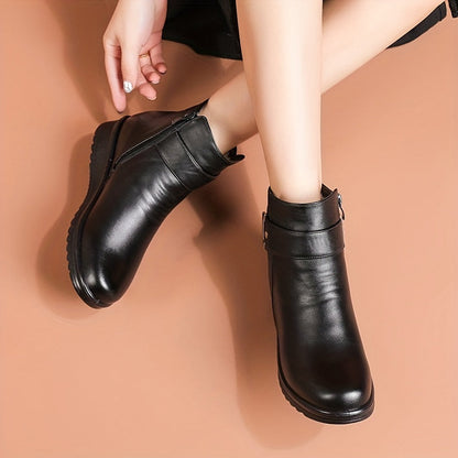 (🔥50% de descuento hoy - ¡no te lo pierdas!) - Zapatos ortopédicos de cuero y lana suaves y cómodos - Diseño ergonómico artesanal (te permite caminar todo el día sin sentirte cansado)