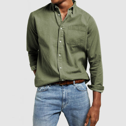 🔥Ofertas especiales de año nuevo 2026: Camisa de algodón para hombre para uso diario