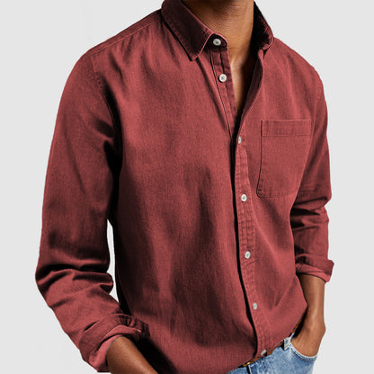 🔥Ofertas especiales de año nuevo 2026: Camisa de algodón para hombre para uso diario
