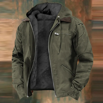 🔥Ofertas especiales de año nuevo 2026: chaqueta con capucha, cremallera y forro polar
