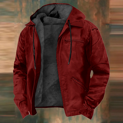 🔥Ofertas especiales de año nuevo 2026: chaqueta con capucha, cremallera y forro polar