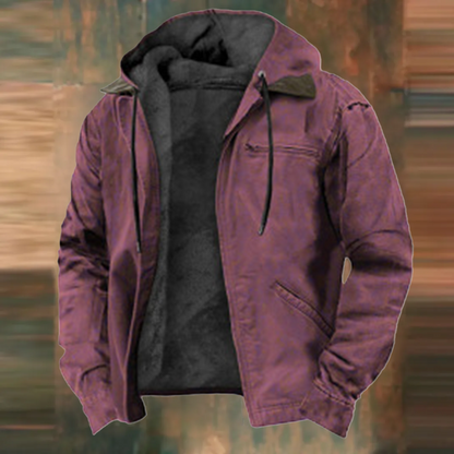 🔥Ofertas especiales de año nuevo 2026: chaqueta con capucha, cremallera y forro polar