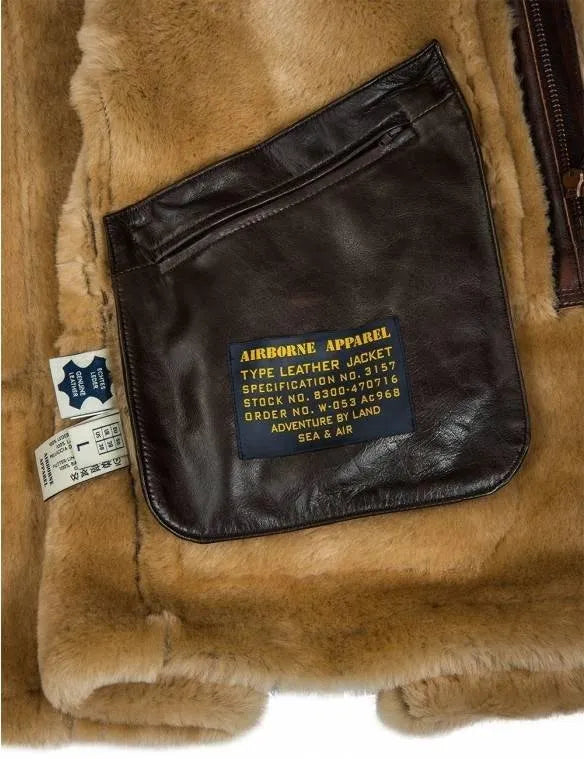 🔥Ofertas de Año Nuevo 2026 - Parka de piel de oveja ártica B-7
