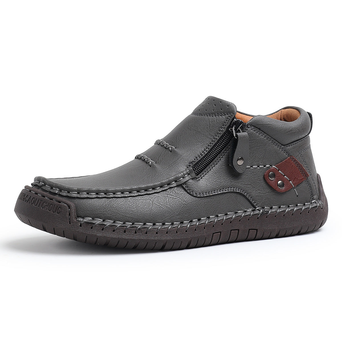 ⏰70% de descuento por tiempo limitado🛒Botas de conducir sin cordones de cuero premium hechas a mano para hombre
