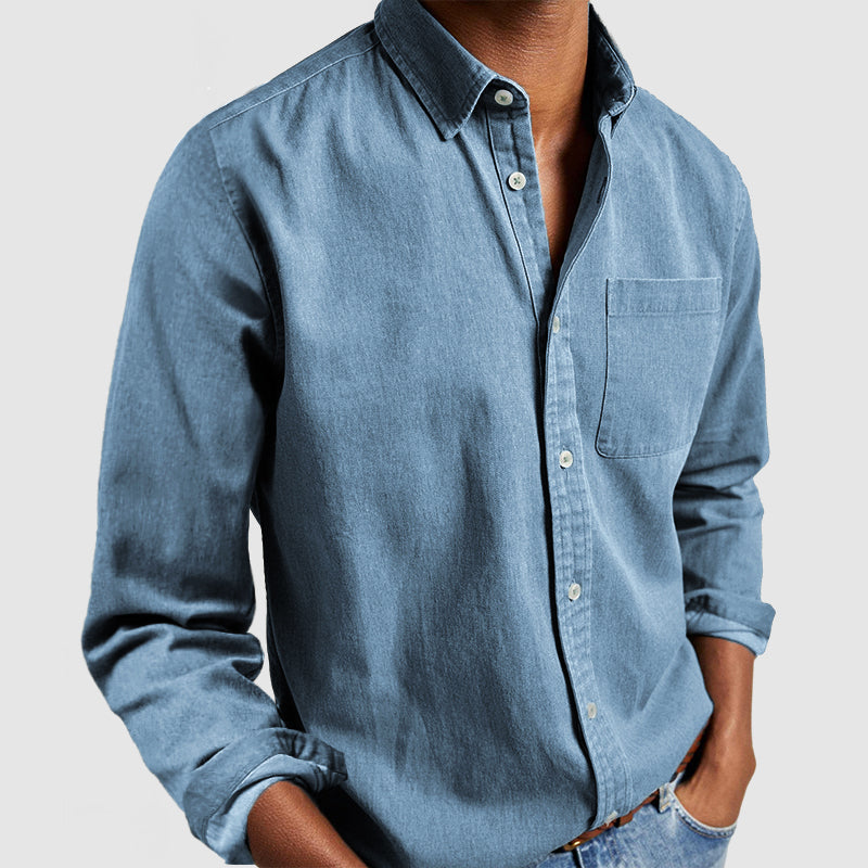 🔥Ofertas especiales de año nuevo 2026: Camisa de algodón para hombre para uso diario