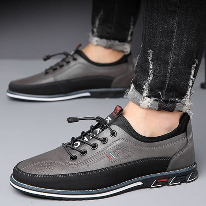 (🔥50% de descuento hoy - ¡no te lo pierdas!) - Zapatos ortopédicos suaves y cómodos de cuero genuino hechos a mano para hombres