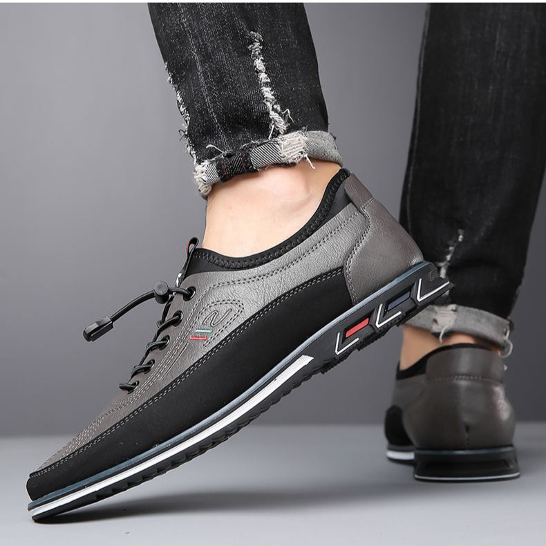 (🔥50% de descuento hoy - ¡no te lo pierdas!) - Zapatos ortopédicos suaves y cómodos de cuero genuino hechos a mano para hombres