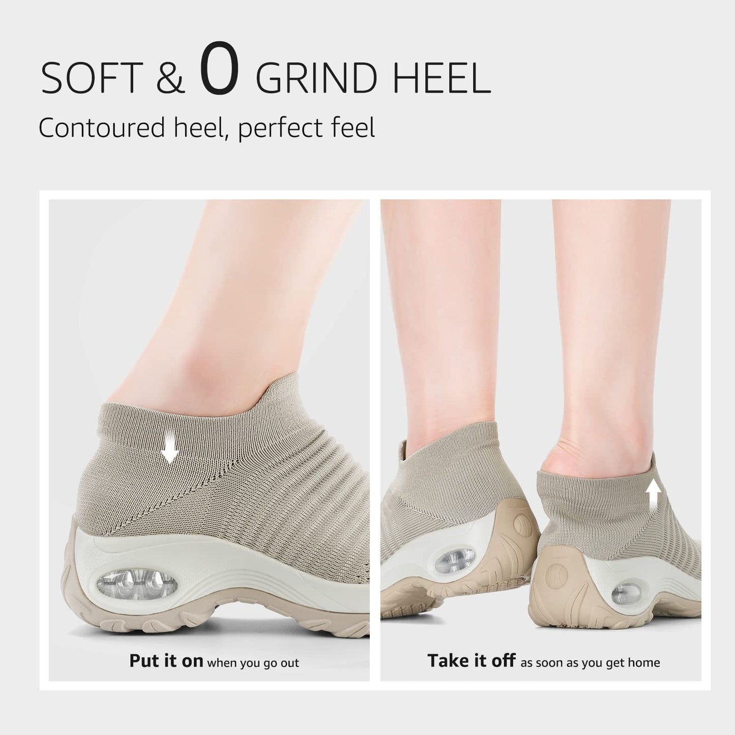 【🔥60% de descuento hoy - ¡no te lo pierdas!】🔥Zapatillas ortopédicas súper cómodas con colchón de aire✅Soporte de arco, mayor comodidad