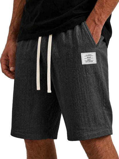 Men's Comfortable Cotton Linen Basic Shorts