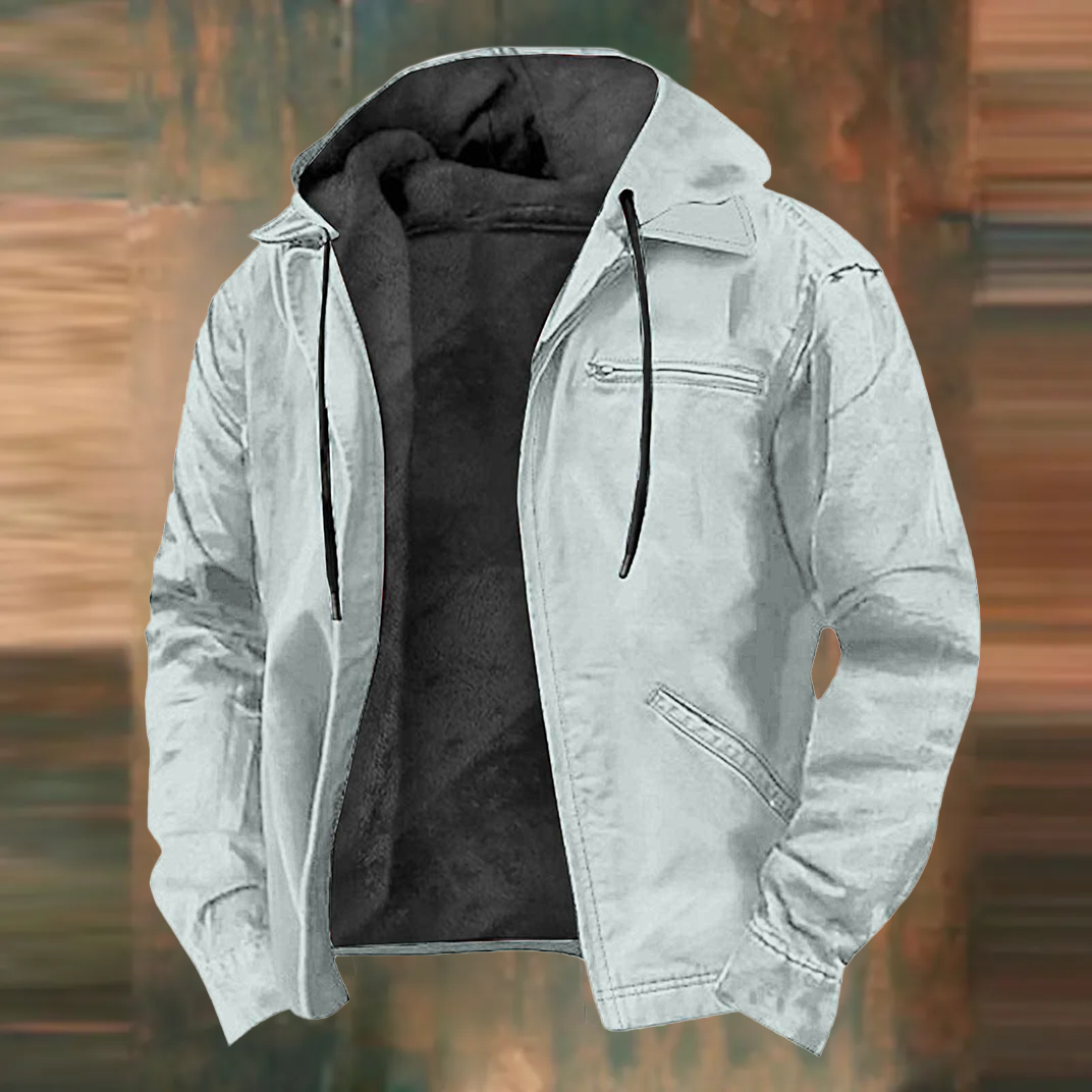 🔥Ofertas especiales de año nuevo 2026: chaqueta con capucha, cremallera y forro polar