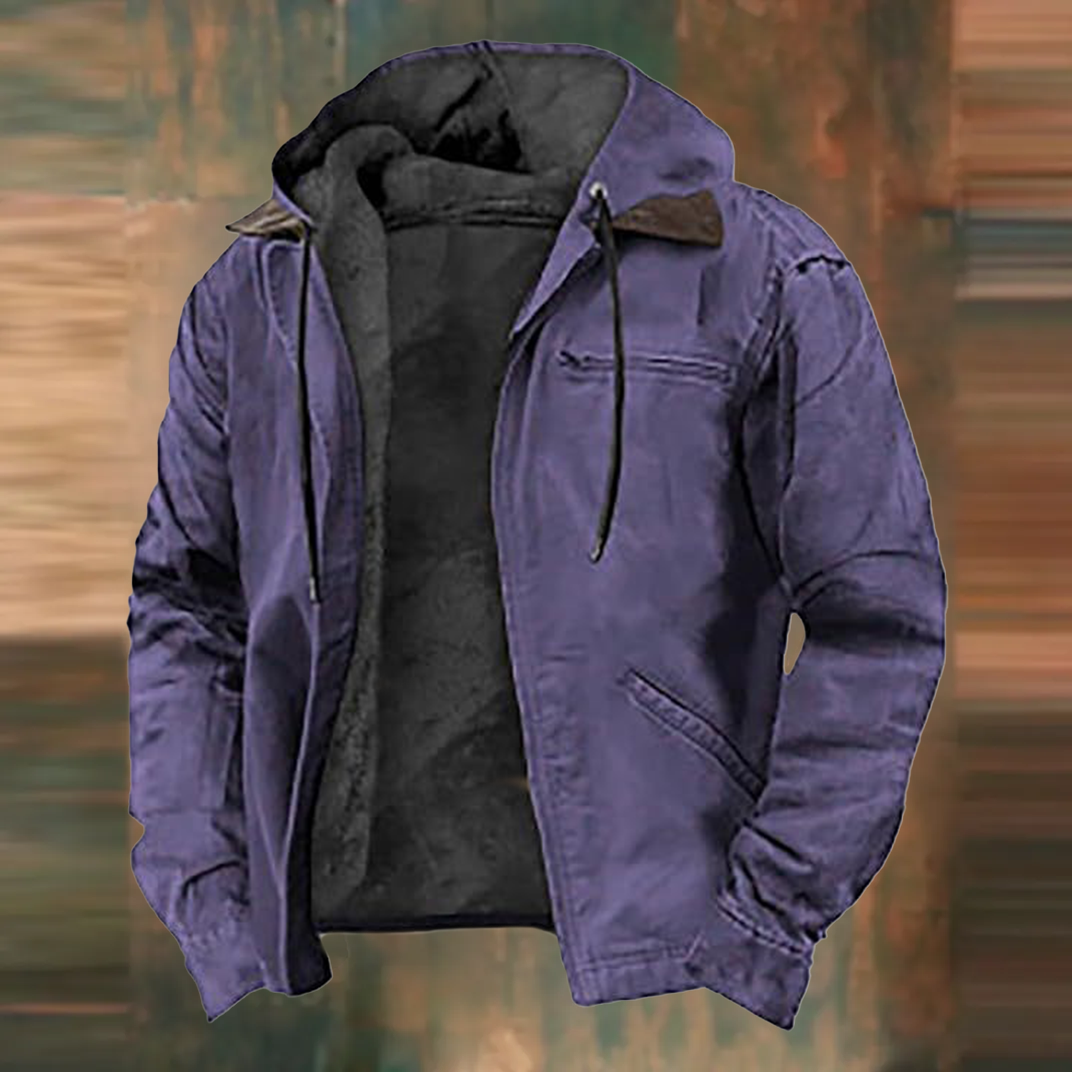 🔥Ofertas especiales de año nuevo 2026: chaqueta con capucha, cremallera y forro polar