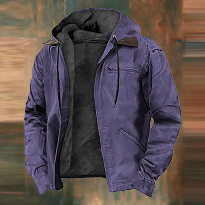 🔥Ofertas especiales de año nuevo 2026: chaqueta con capucha, cremallera y forro polar